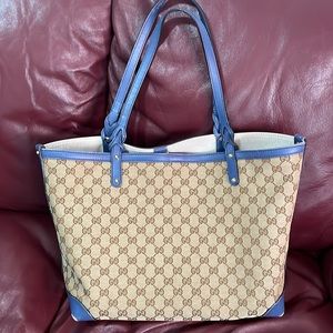 Gucci Tote Handbag “Gucci craft” medium tote with detachable pocket